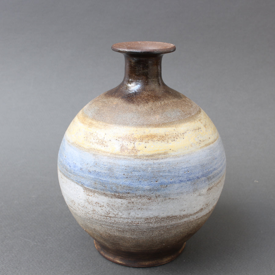 Mid-Century French Ceramic Vase by Alexandre Kostanda (circa 1960s)