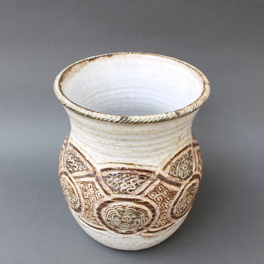 Ceramic Decorative Vase by Marcel Giraud, Vallauris (circa 1960s)