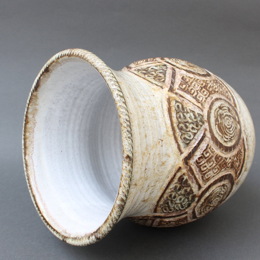 Ceramic Decorative Vase by Marcel Giraud, Vallauris (circa 1960s)