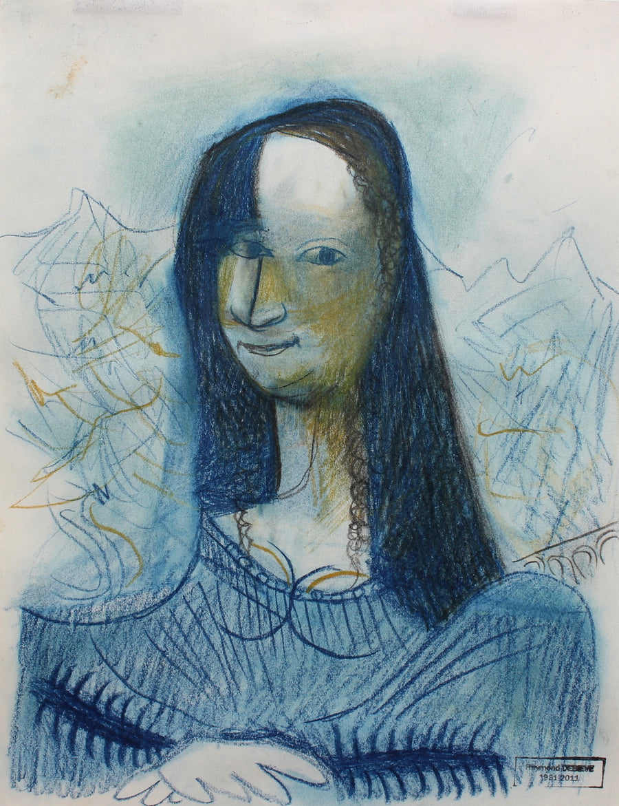'Portrait of Smiling Woman' by Raymond Debiève (circa 1970s)