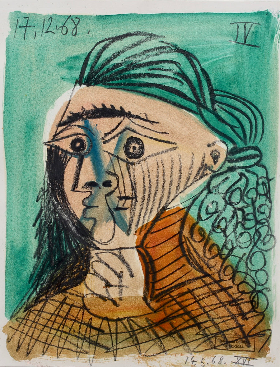 'Portrait of Cubist Woman' by Raymond Debiève (1968)