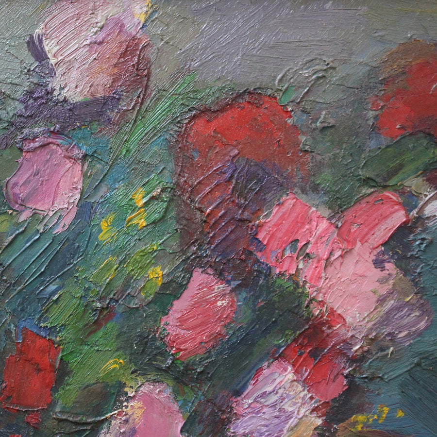 'Bouquet de Fleurs au Vase Bleu' by Louis Toncini (1982)