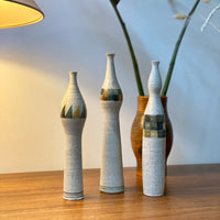 Set of Three Bottle-Shaped Vases by Bruno Gambone (circa 1990s)
