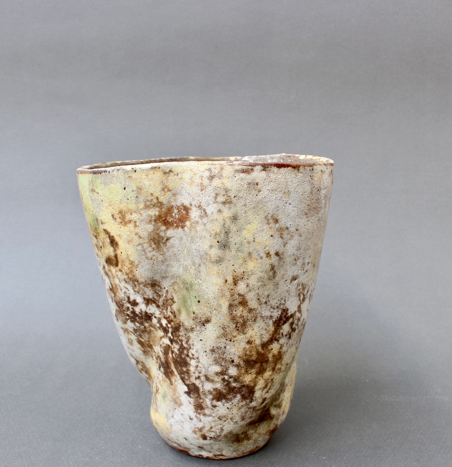 French Vintage Ceramic Vase by Alexandre Kostanda (circa 1960s)