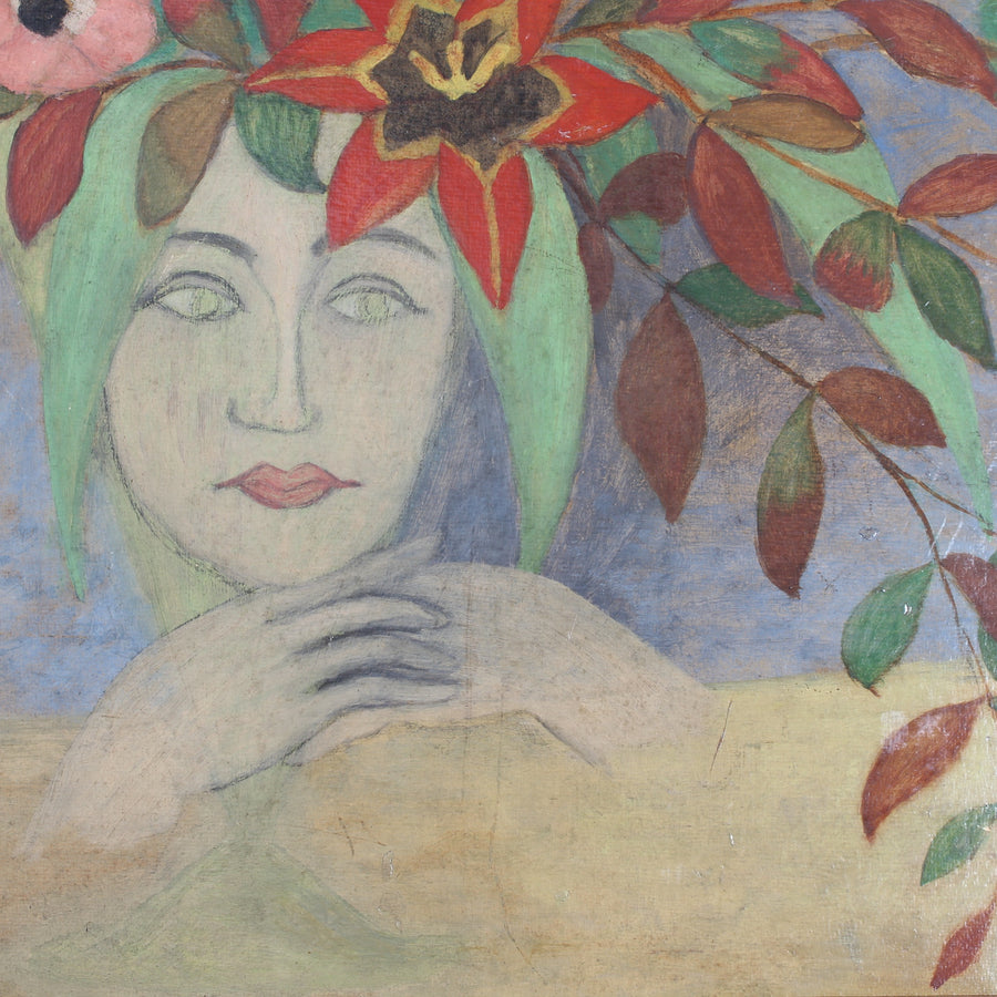 'Flowered Lady' by M J d'Ayzé (1925)
