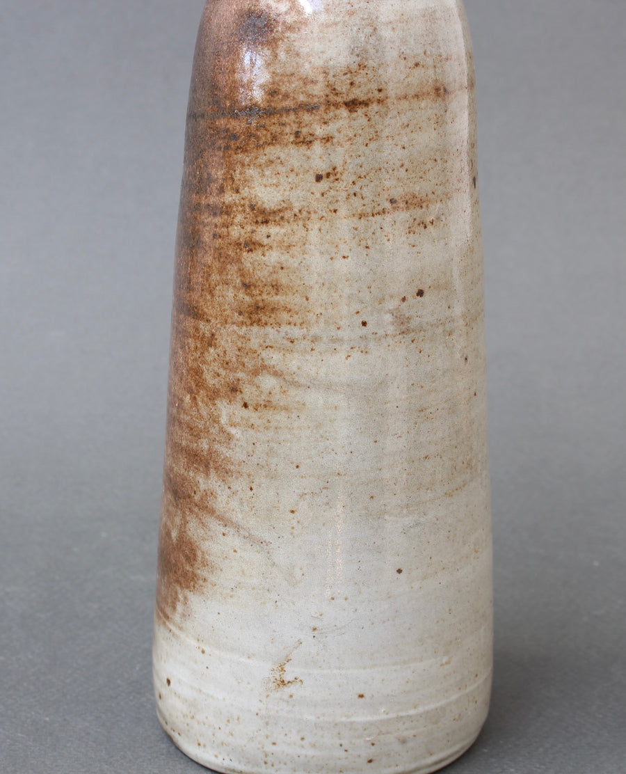 French Vintage Ceramic Flower Vase by Jacques Pouchain for Atelier Dieulefit (circa 1960s)