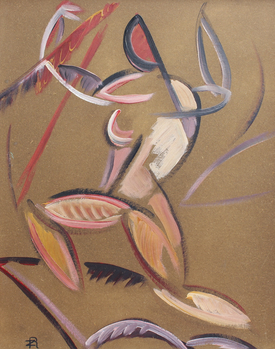 'Composition with Triumphant Figure' (circa 1960s)