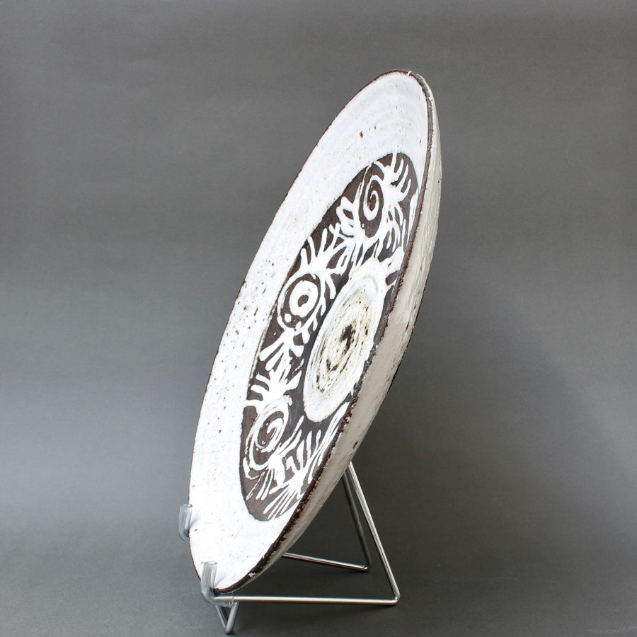French Vintage Decorative Platter by Albert Thiry (circa 1960s)