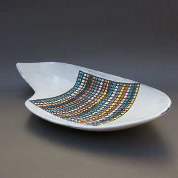 Large Decorative Plate by Roger Capron (1950s)