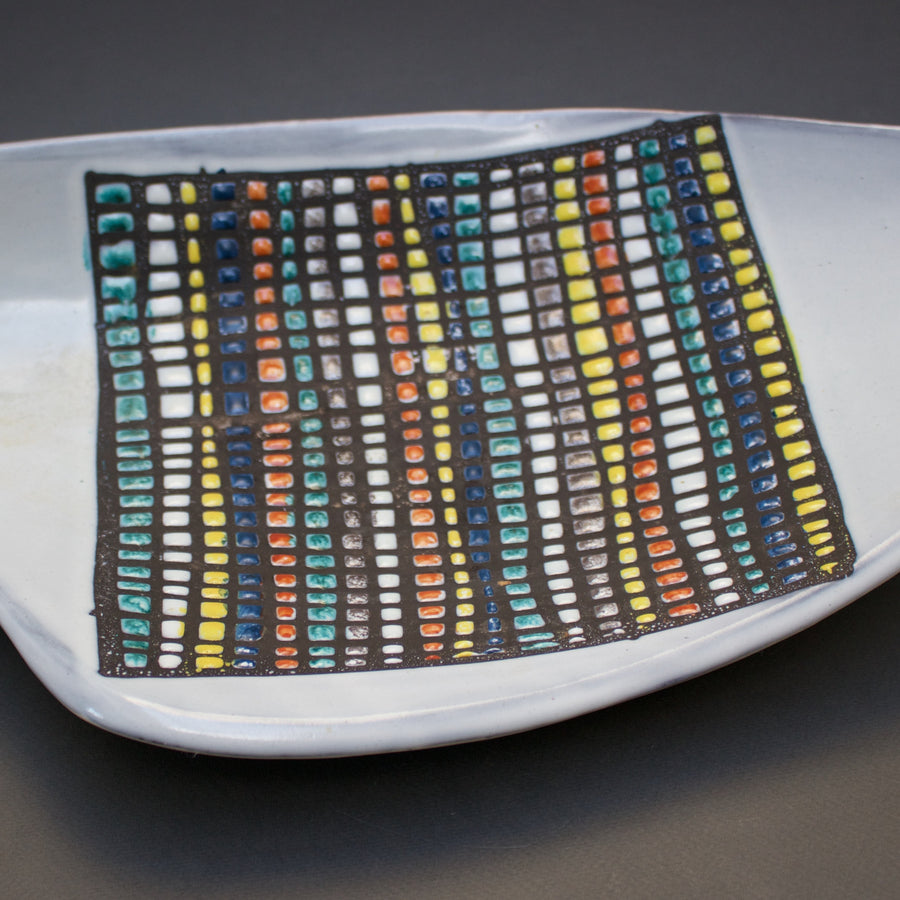Large Decorative Plate by Roger Capron (1950s)
