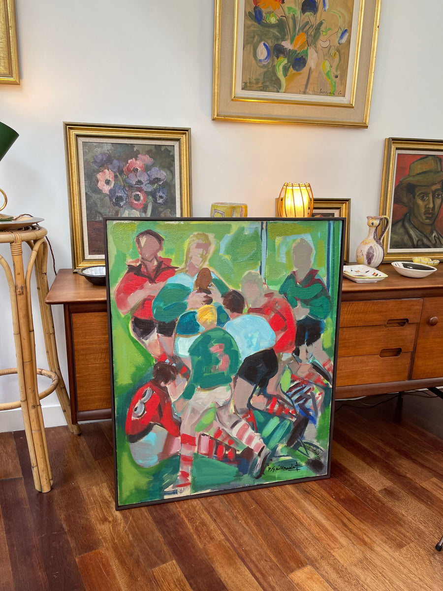 'Rugby Five Nations Tournament: Ireland v Wales' by Pierre Gaillardot (circa 1970s)