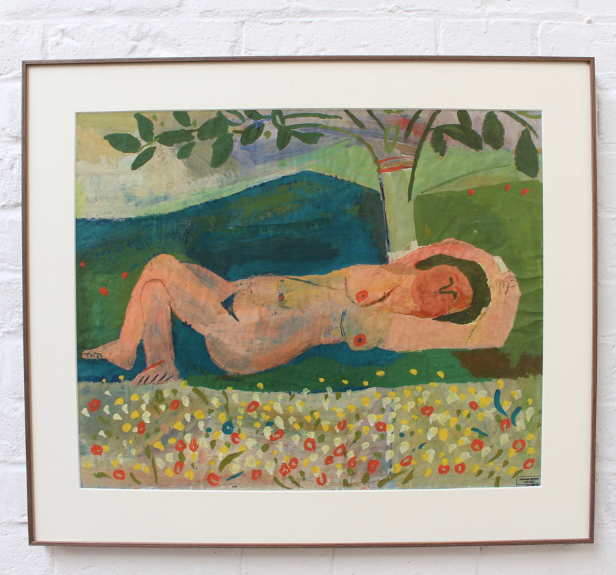 'Reclining Nude en Plein Aire' by Raymond Debiève (circa 1960s)