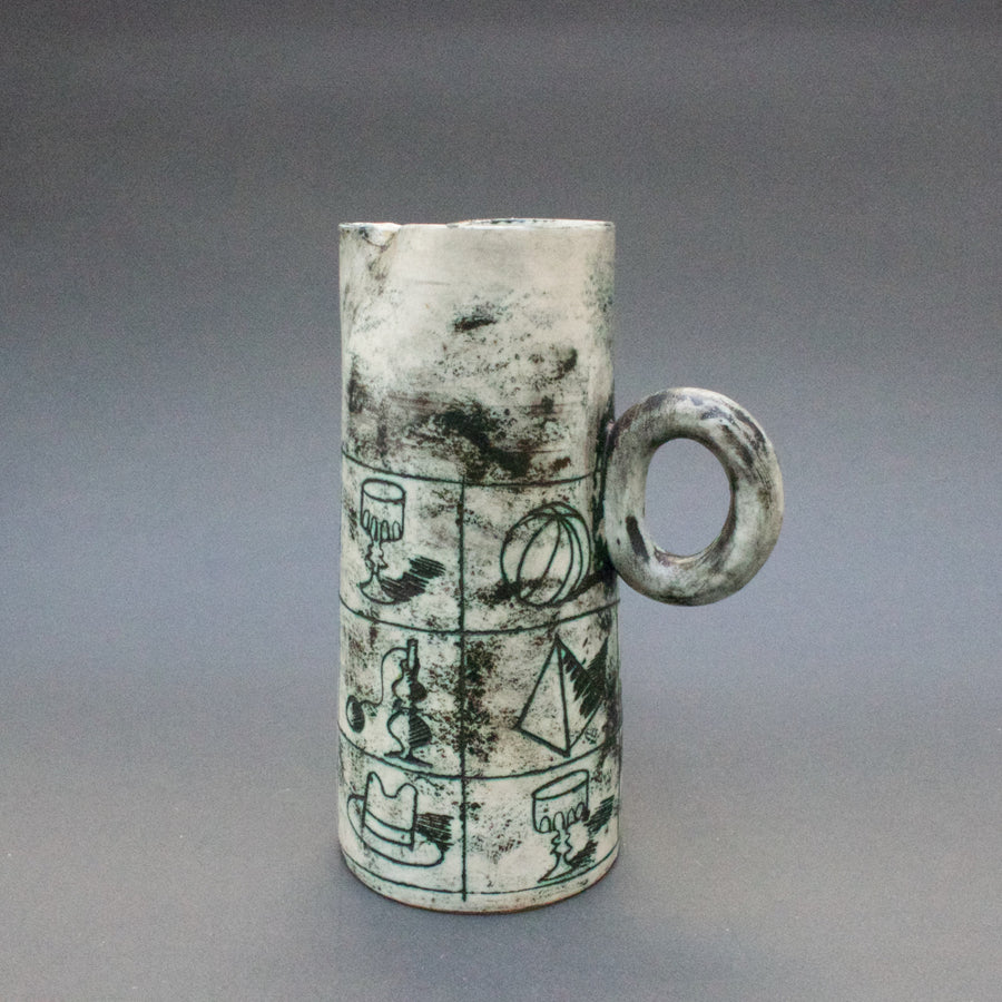 Ceramic Pitcher by Jacques Blin (c. 1950s)