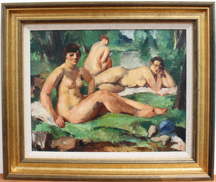'The Bathers' by Charles Kvapil (1927)