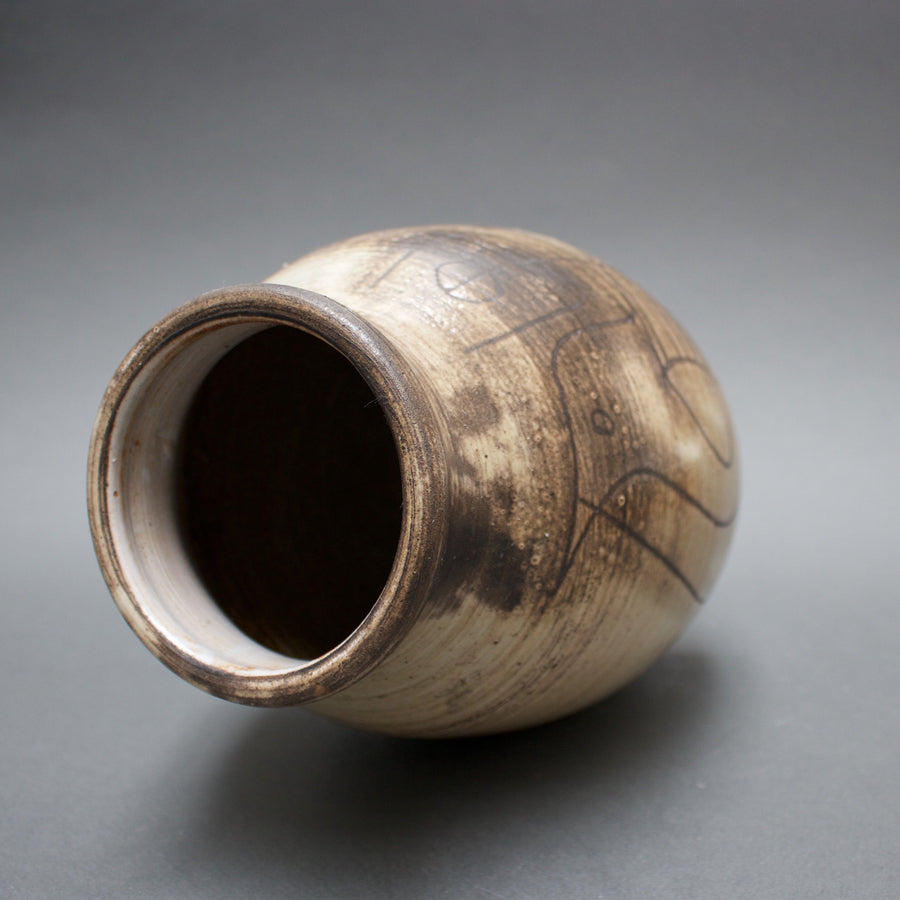 Jacques Pouchain Mid-Century Ceramic Vase (c. 1960s)