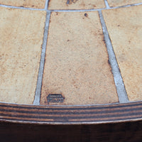 Coffee Table with Leaf Motif by Roger Capron (circa 1970s)