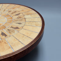 Coffee Table with Leaf Motif by Roger Capron (circa 1970s)