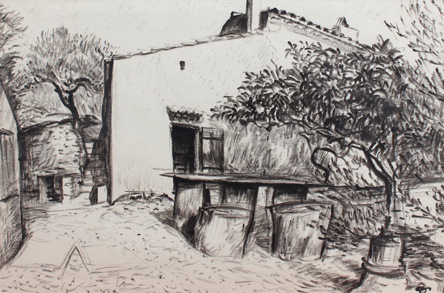 'Courtyard in Provence' by Pierre Dionisi (circa 1930s)