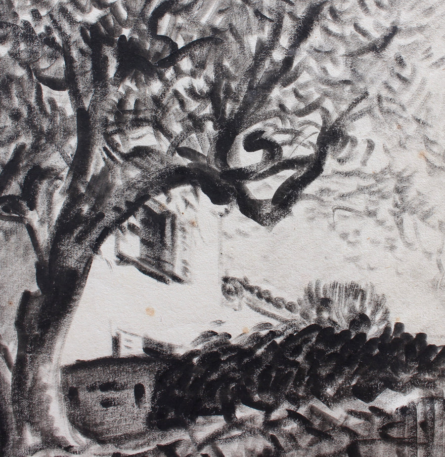 'The Olive Tree Behind the Stone Wall' by Pierre Dionisi (circa 1930s)