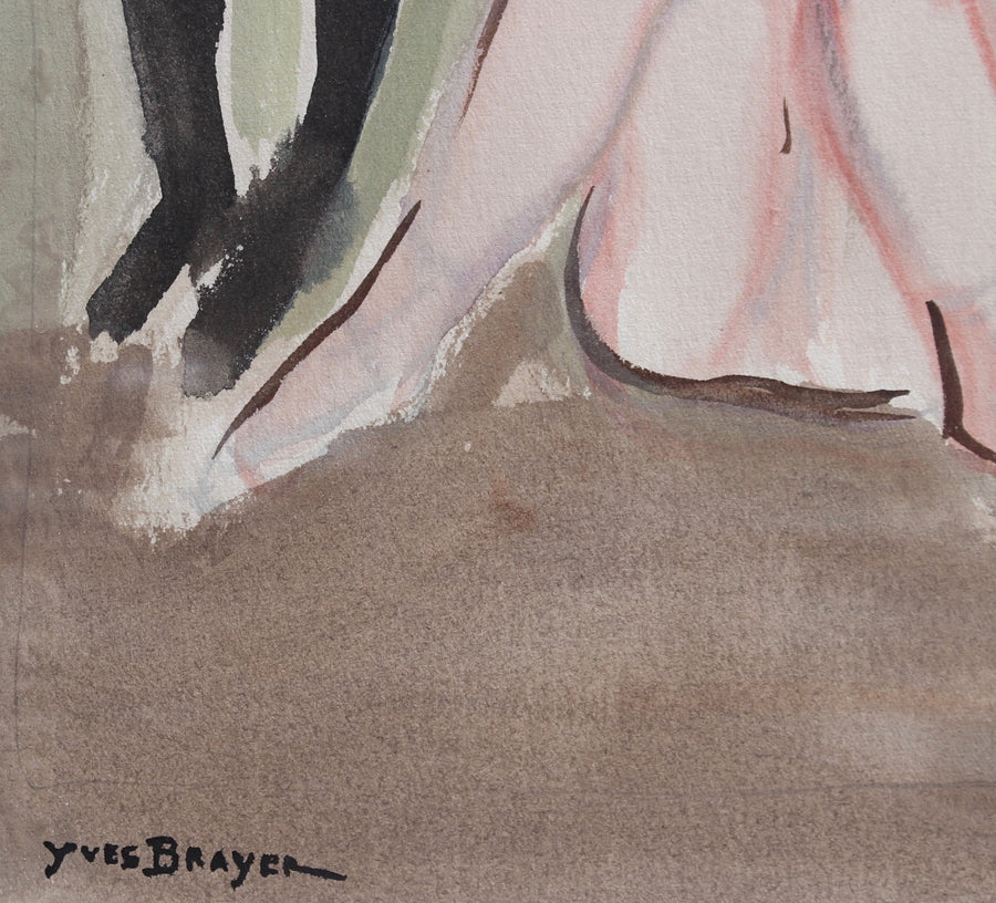 'Ballet Dancers at the Opera de Paris' by Yves Brayer (circa 1940s)