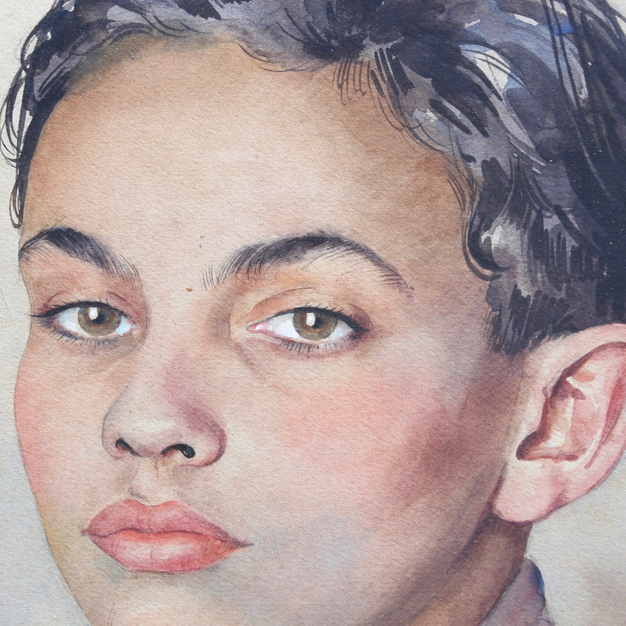 'Portrait of Suited Boy' by Max Moreau (1943)