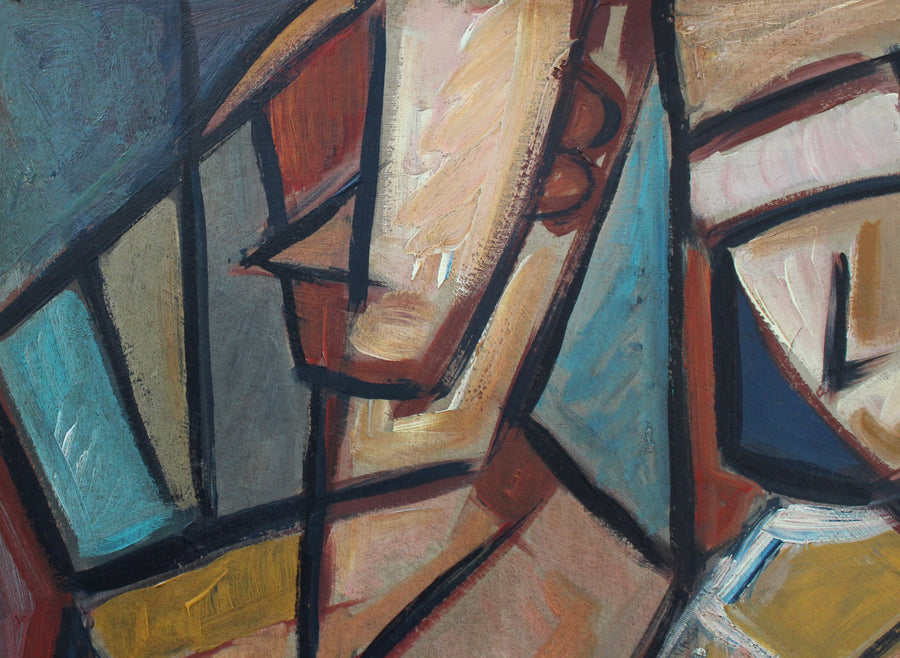 'Cubist Couple' by STM (circa 1970s)