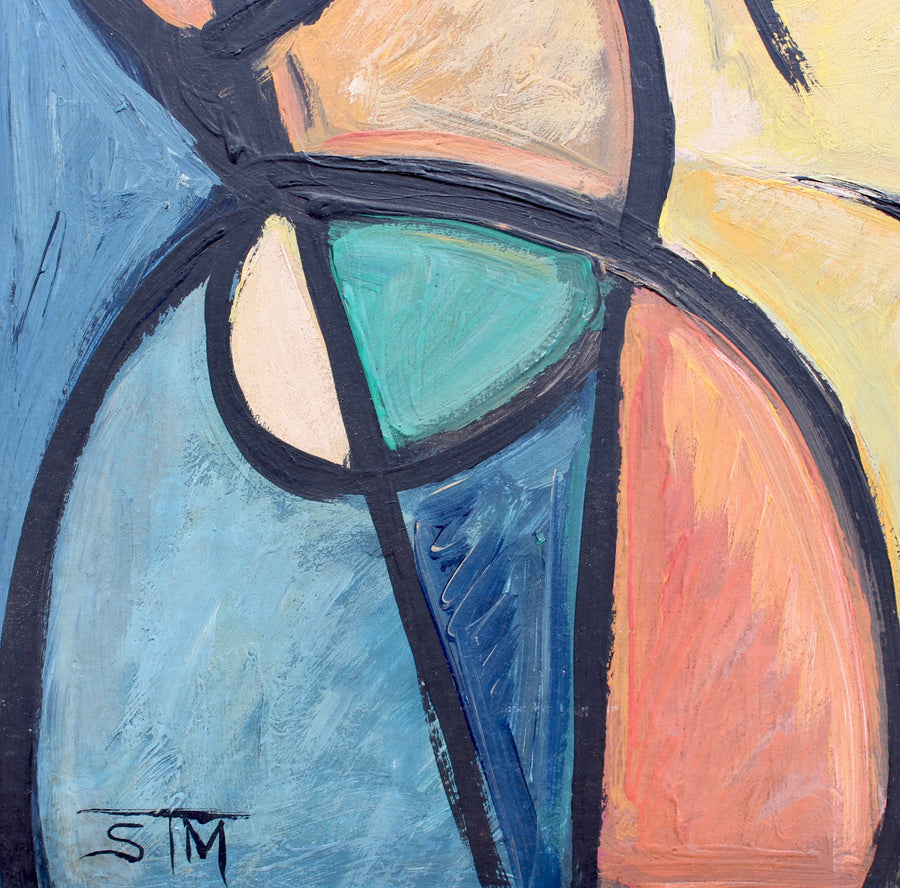 'Cubist Figures in Colour' by STM (circa 1960s)