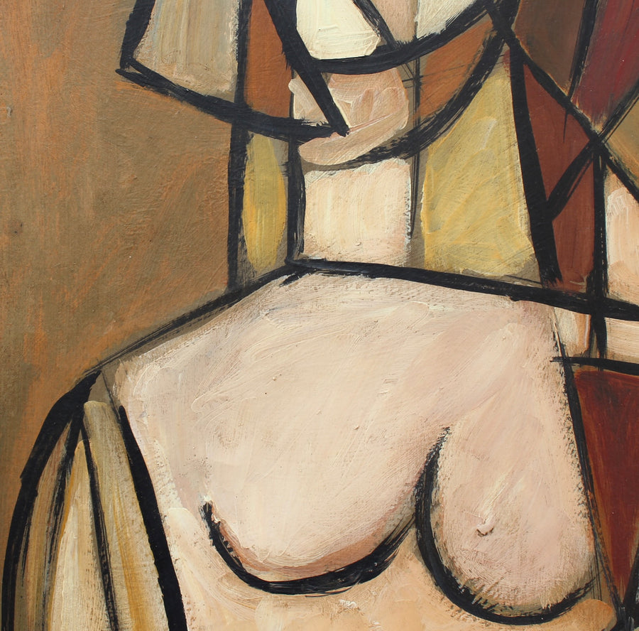 'Portrait of Smiling Woman' by STM (circa 1970s)