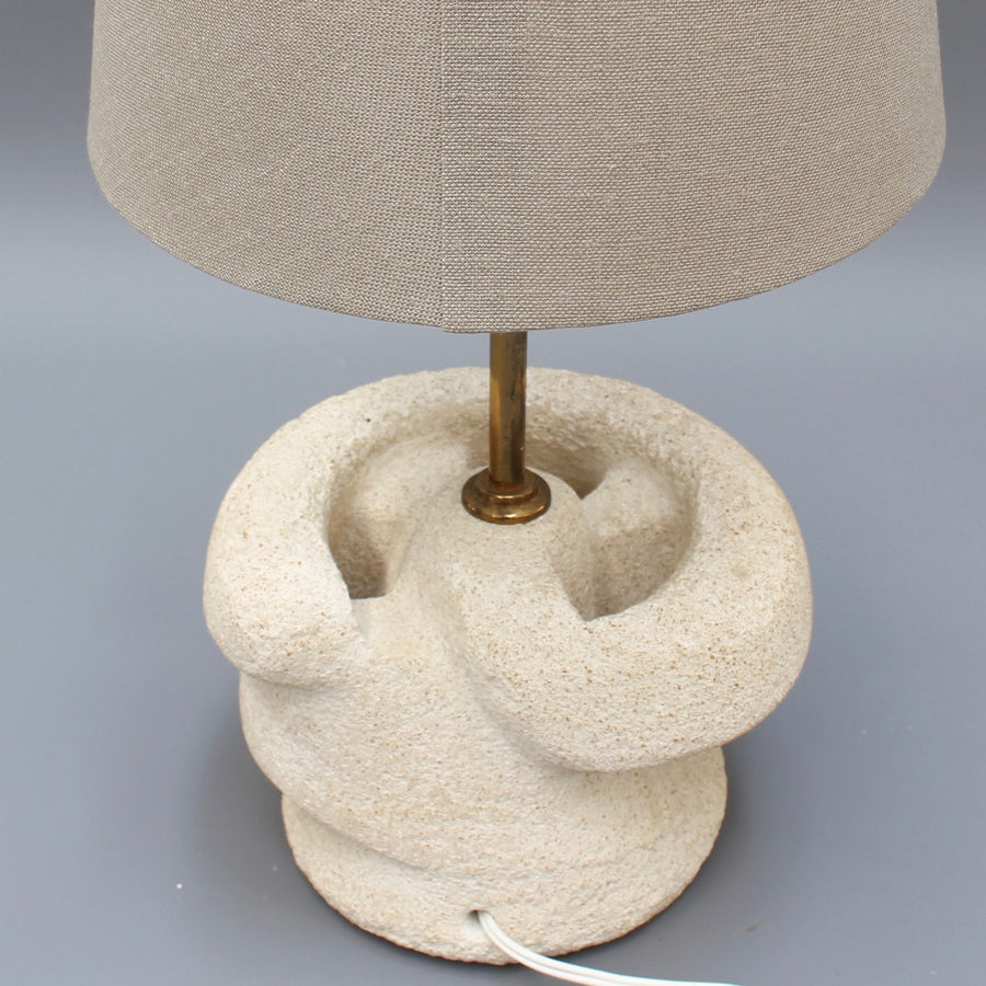 French Limestone (Pierre du Gard) Table Lamp (circa 1970s)