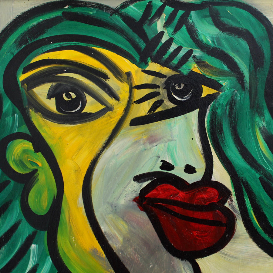 'Portrait of Cubist Woman' by Peter Robert Keil (1984)