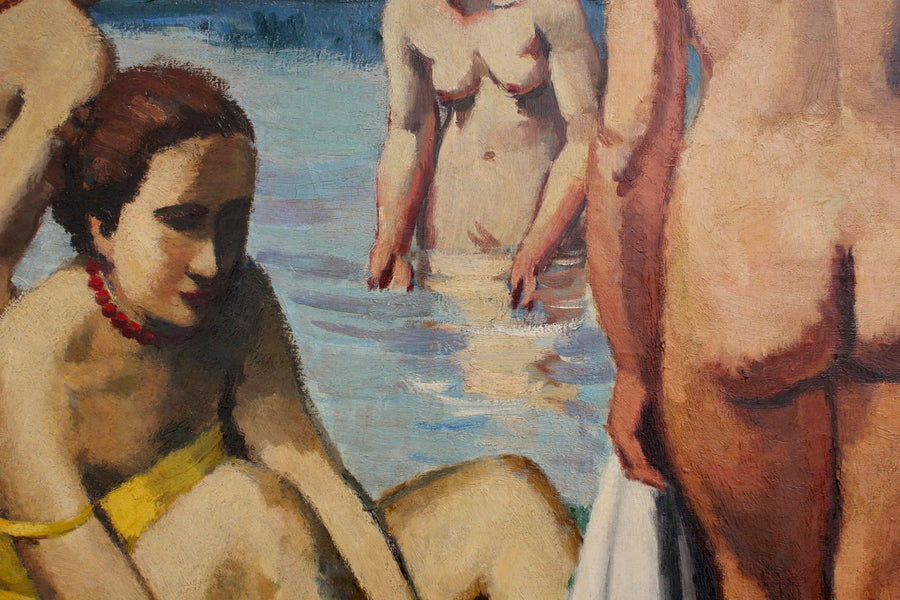 'The Bathers' by Charles Kvapil (circa 1920s)