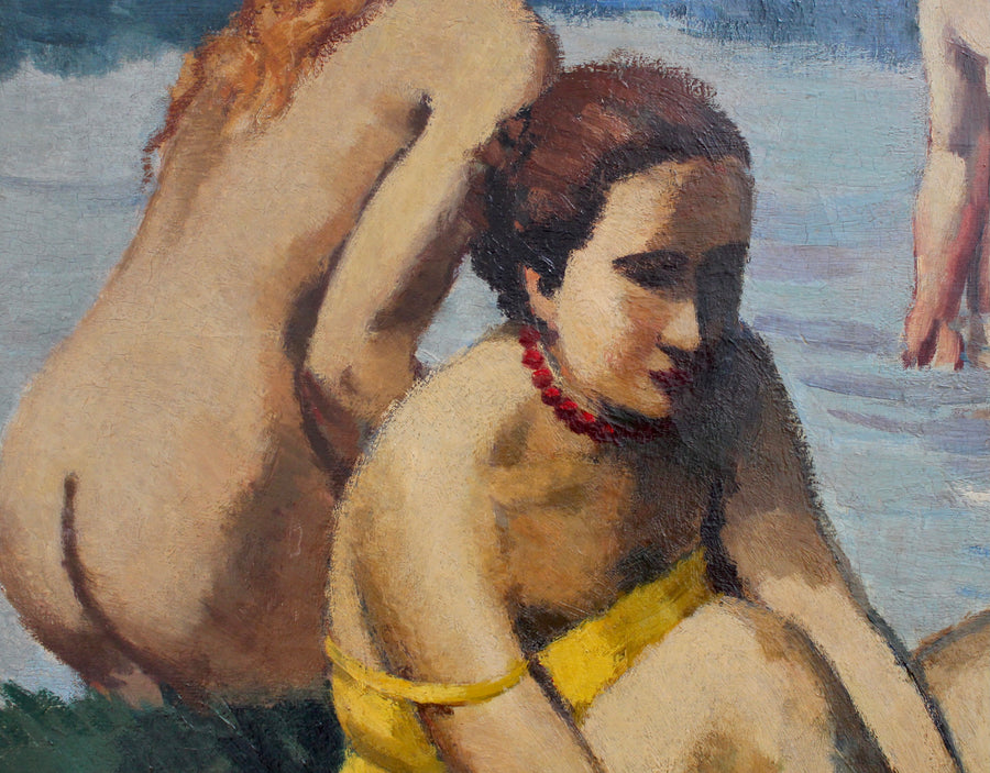 'The Bathers' by Charles Kvapil (circa 1920s)
