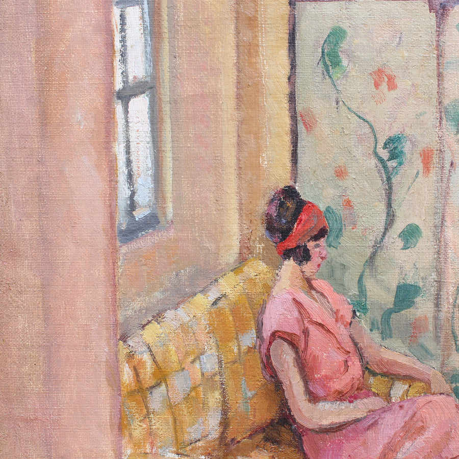 'Seated Woman With Book' (1924)