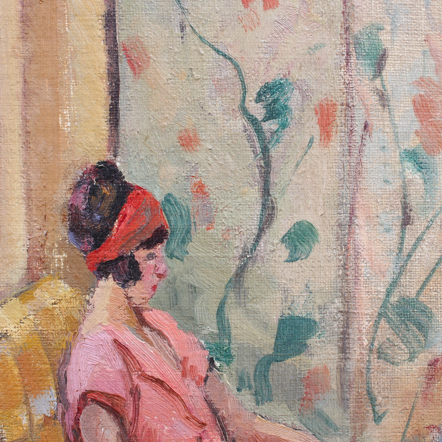 'Seated Woman With Book' (1924)