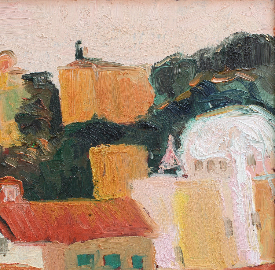 'Umbrian Hillside' by Carlo Quaglia (circa 1940s - 1950s)