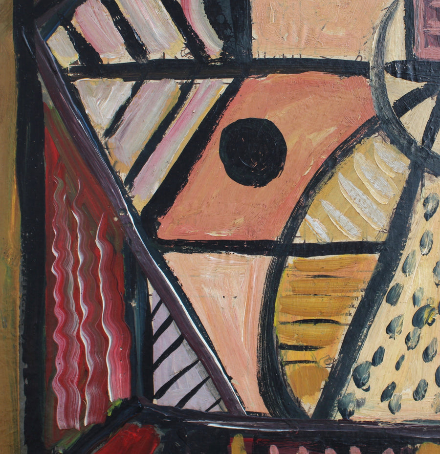 'Cubist Composition' by V.R. (circa 1940s - 1960s)