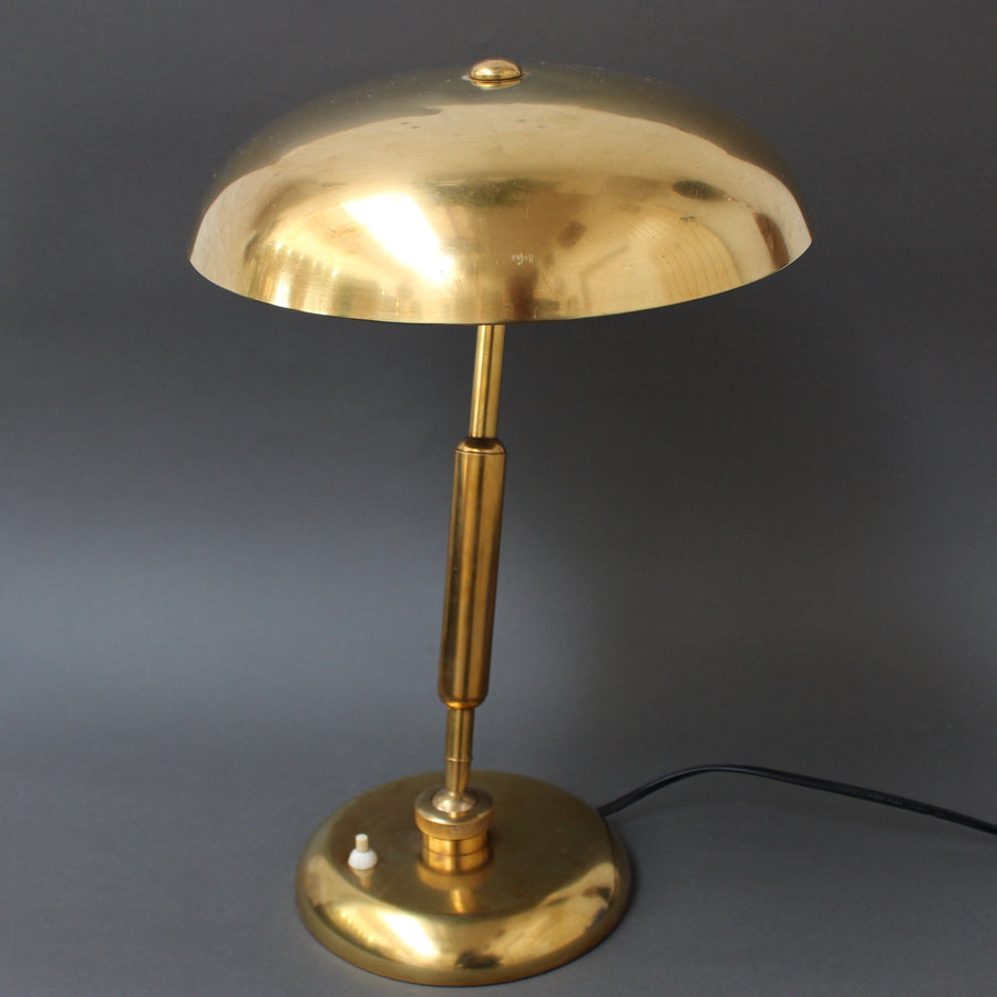 Italian Brass Desk Lamp (circa 1940s)
