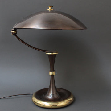 Mid-Century Italian Brass Desk Lamp (circa 1950s)
