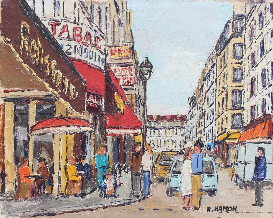 'Parisian Street Corner' by Roland Hamon (circa 1970s)