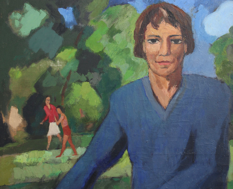 'The Tennis Player' by Georges Joubin (circa 1950s)