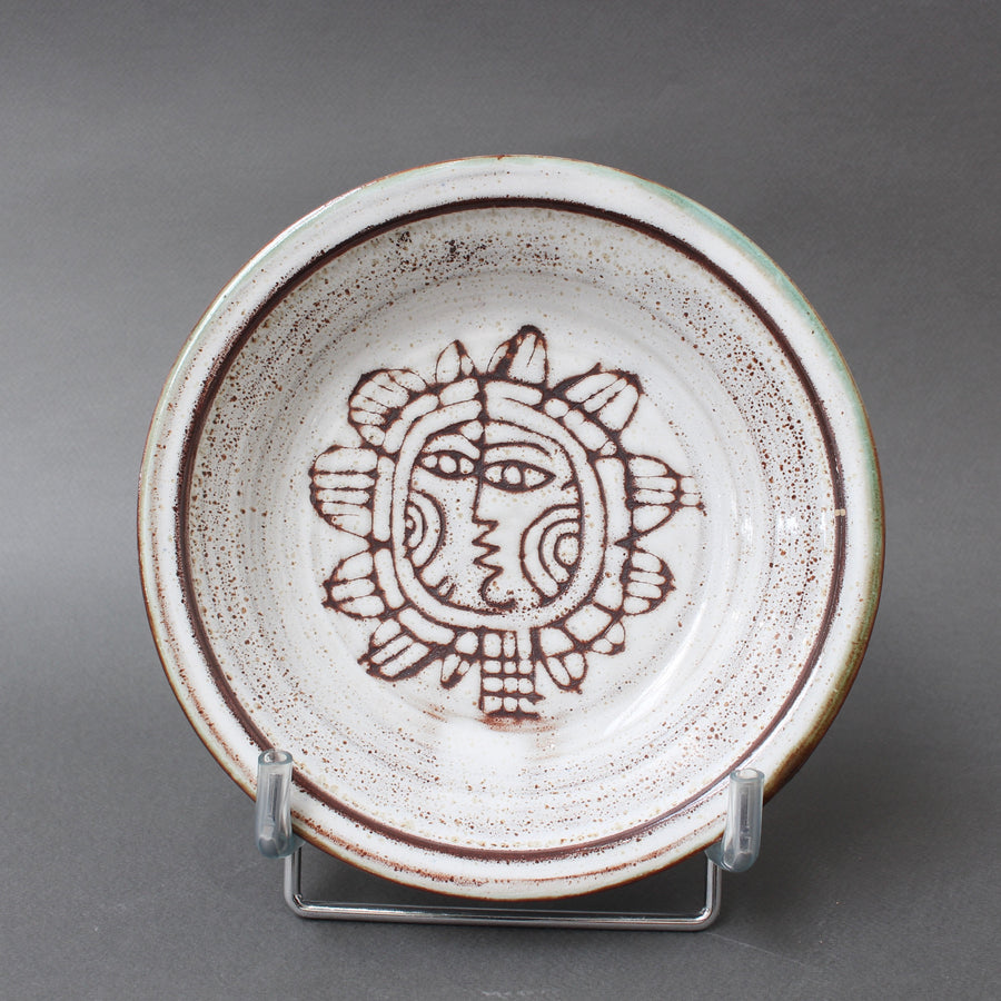 Decorative French Vintage Ceramic Bowl by Michel Barbier (circa 1960s)